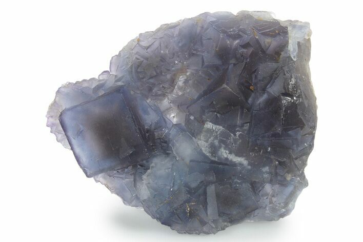 Blue and Purple Cubic Fluorite Crystal Cluster - Afghanistan #354668